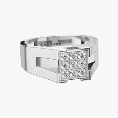 Salvia Men's Diamond Ring